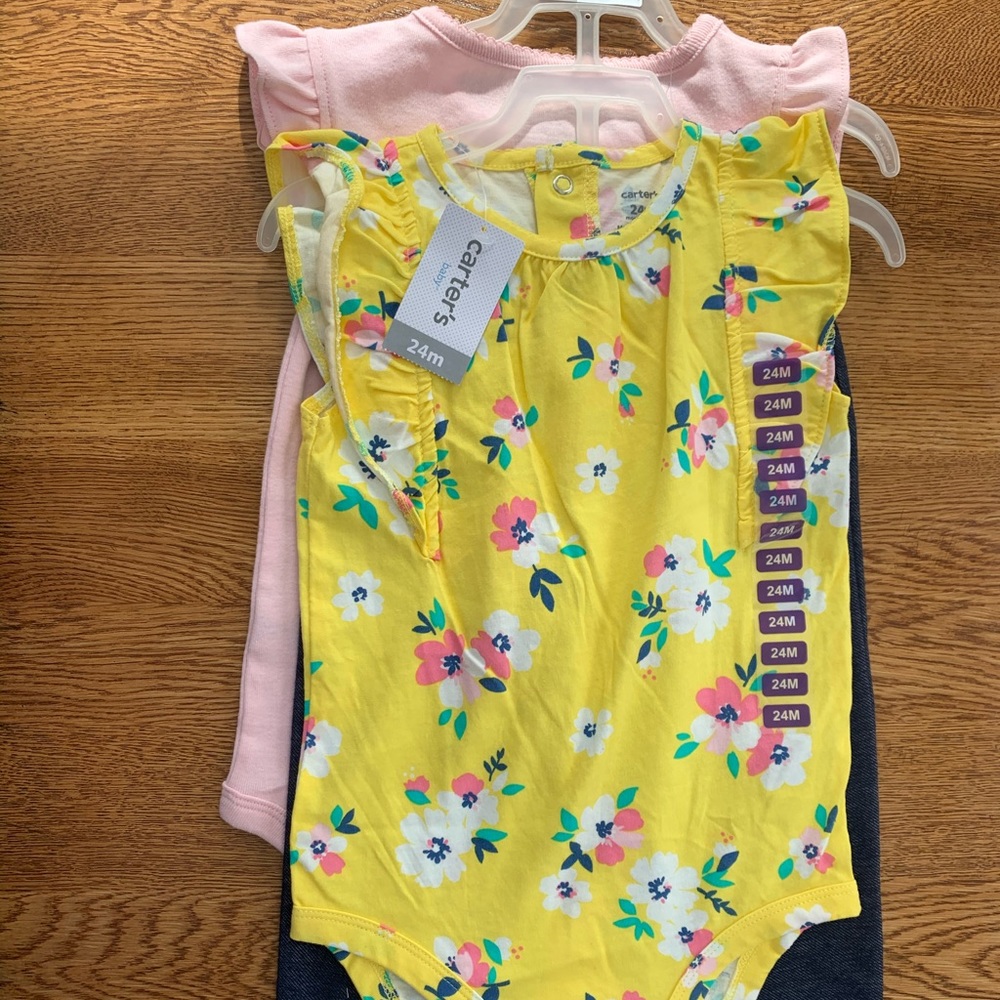 BRAND NEW WITH TAGS. Carter’s baby girl outfit